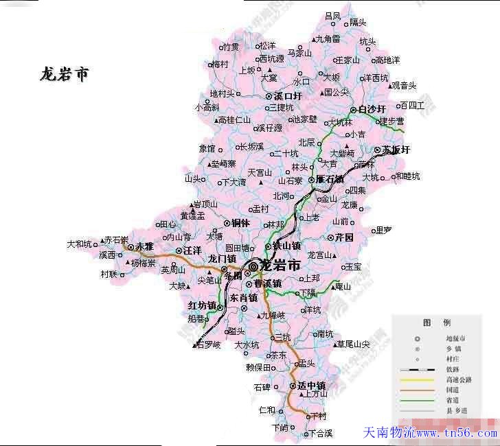 東莞到龍巖市地圖 m.zbhskj.com